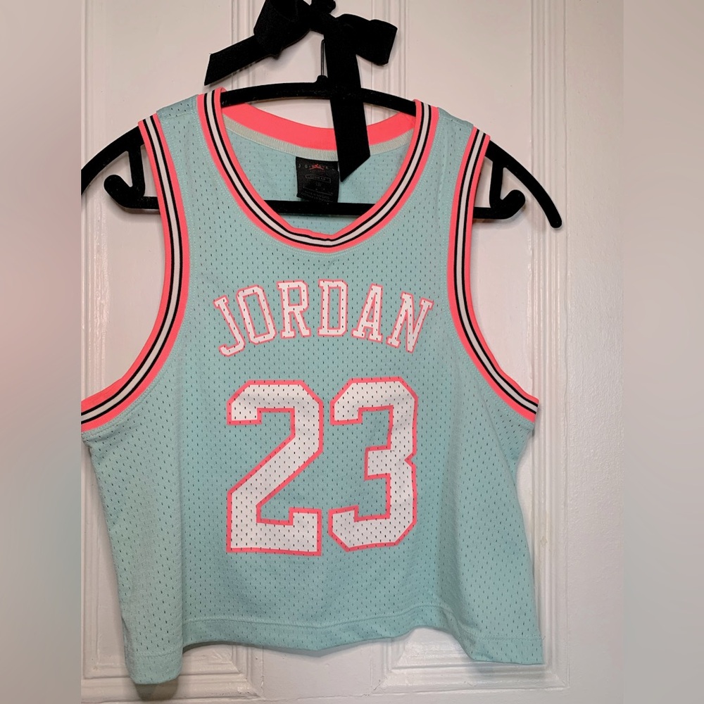 Jordan Mint and Pink Loose Fit Top